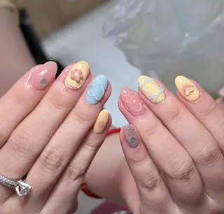 ネイル JIN 168 新大久保のネイルデザイン