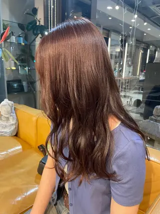 ロング カラー VANCOUNCIL千種【ヴァンカウンシル】所属・yui｜名古屋｜ カラーモデルのヘアスタイル