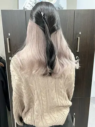 カラー ダブルカラーVia/ airi♡のヘアスタイル
