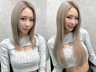 ロング カラー ブリーチ/ハイトーン LOWRL【ロウル】のヘアスタイル