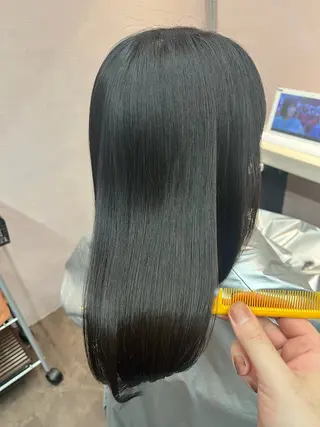 ロング カラー 宮下 浩一のヘアスタイル