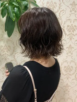ミディアム パーマ メンズパーマ&メンズ 縮毛矯正/平野/渋谷のヘアスタイル