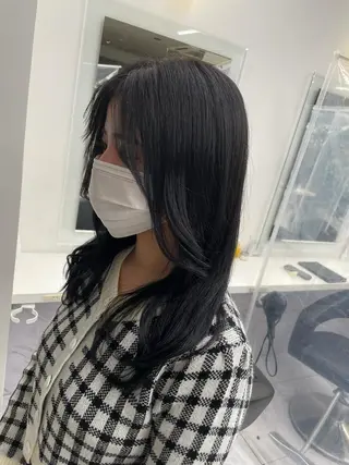ロング カラー *モデル募集🤍横浜 透明感カラー🫧のヘアスタイル