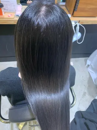 セミロング カラー パーマ ヘアアレンジ Sia中野新橋 『JUNYA』のヘアスタイル