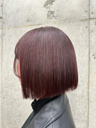ショート カラー すぐ巻ける縮毛矯正 🍀勝倉　麗のヘアスタイル