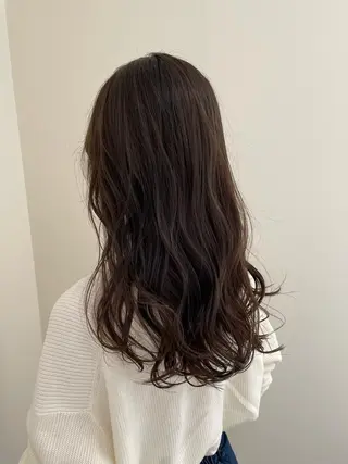 セミロング カラー 髪質改善特化 🫧松野力也のヘアスタイル