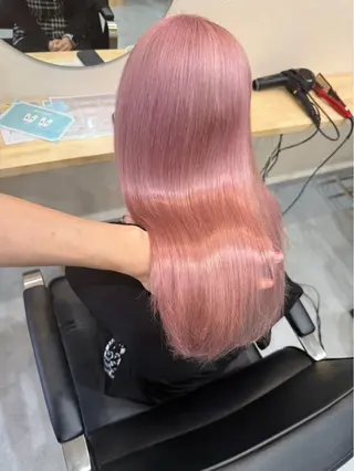 ロング カラー レイヤー/顔周り 透明感カラー🥂のヘアスタイル