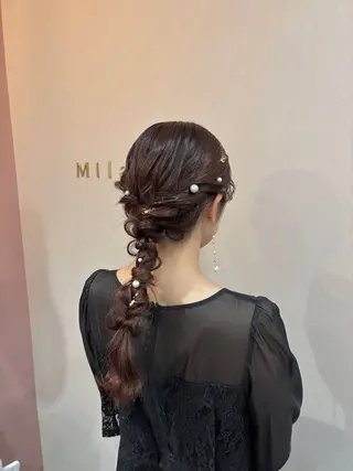 ヘアアレンジ Mila hinaのヘアスタイル
