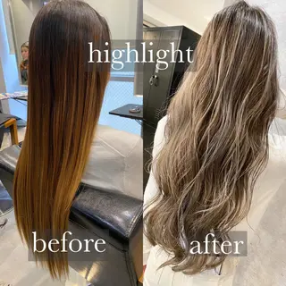 ロング カラー ヘアアレンジ ネイル マツエク・マツパ 井上 一平のヘアスタイル