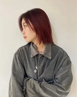 ショート カラー 竹中 彩音のヘアスタイル