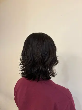ミディアム 似合わせカット /ニュアンスパーマのヘアスタイル