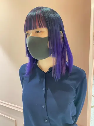 セミロング カラー welring hair salonのヘアスタイル