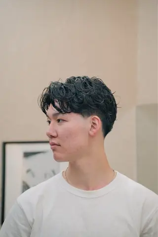 ショート カラー パーマ メンズ 🔗メンズサロン🔗 Kieのヘアスタイル