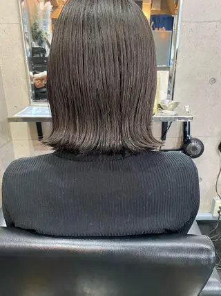 ミディアム カラー ⭕️ダメージレス特化 髪質改善🥇丸山憲人のヘアスタイル