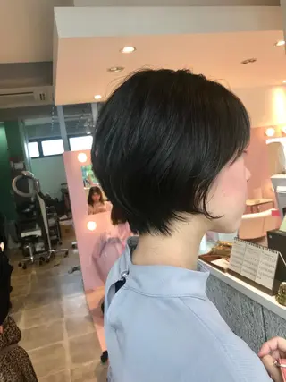 ショート 所渉/韓国レイヤー /ウルフカットのヘアスタイル