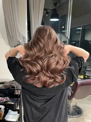 ロング カラー 🤍原宿/ハイトーン みほ🎀໒꒱のヘアスタイル