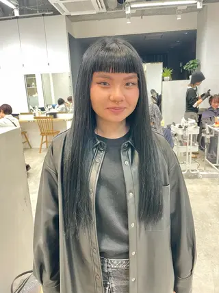 ロング 表参道レイヤー Kinoのヘアスタイル