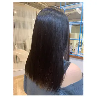 セミロング CHIE艶カラー& 癒しヘッドスパ🌿のヘアスタイル