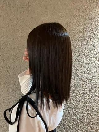 ミディアム カラー mok 🫧ayaneのヘアスタイル