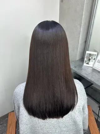 ロング パーマ 髪質改善⭐️縮毛矯正 中野⭐️Rinaのヘアスタイル