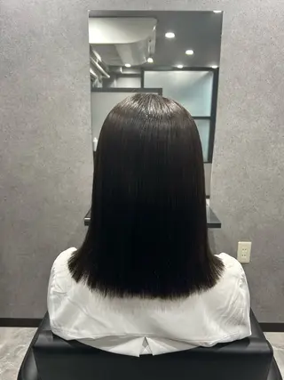 セミロング 佐野 彩音のヘアスタイル