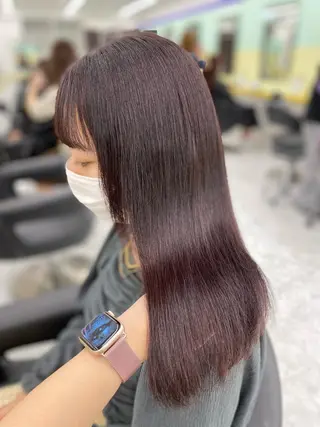 セミロング カラー パーマ ヘアアレンジ メンズ キッズ ネイル マツエク・マツパ アイブロウ 🐩推し活🐩 FUTABA🍒のヘアスタイル