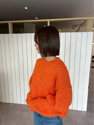 ミディアム 新井 美優のヘアスタイル