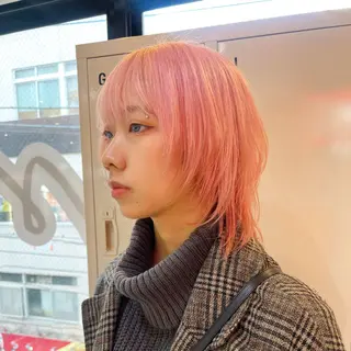 ミディアム 💥ウルフカット デザインあんな💥のヘアスタイル