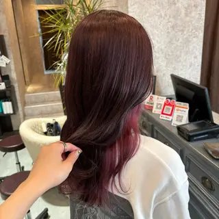 セミロング 牧野 夏子のヘアスタイル