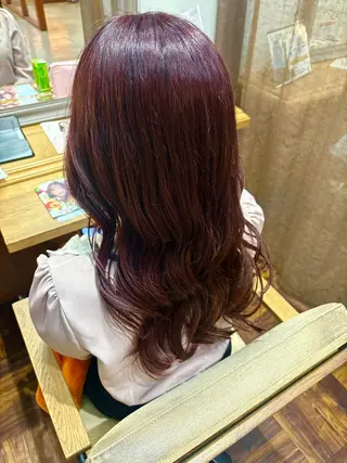 ロング カラー Jill franc ＿ ayanoのヘアスタイル