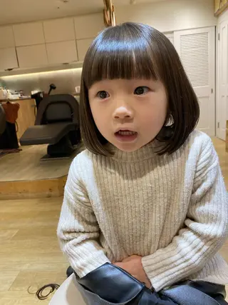 ミディアム 小夏の⭐️ パパです⭐️のヘアスタイル