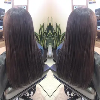 ロング カラー 青木 茂樹⭐️ 透明感カラーのヘアスタイル