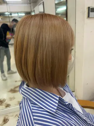 ミディアム ⭐️艶感カラー⭐️ 小飯田　武斗のヘアスタイル