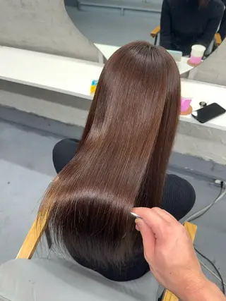 ロング カラー ブリーチ×縮毛矯正 💫だいちのヘアスタイル