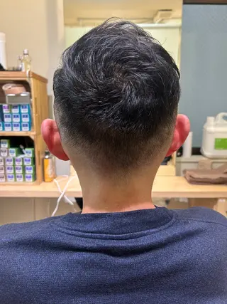 ショート カラー メンズ 久木原 ゆりのヘアスタイル