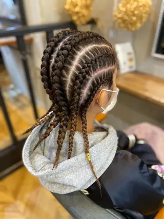 カラー ヘアアレンジ ⭐️エクステ指名 No.1⭐️高頭のヘアスタイル