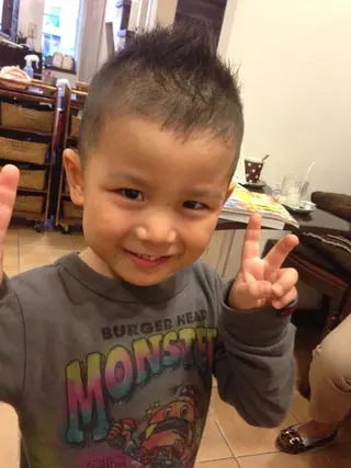 キッズ 長谷川 浩章のヘアスタイル