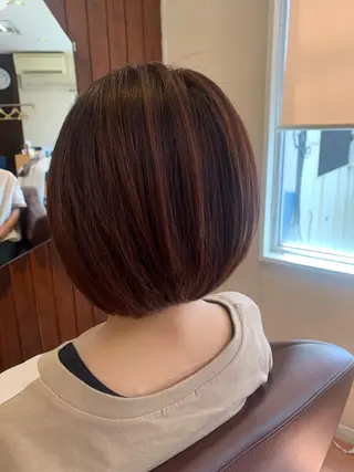 ショート カラー (髪質改善NAOS) EMIのヘアスタイル