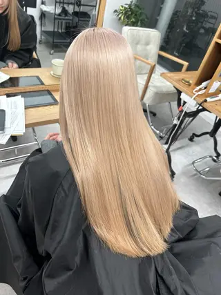 ロング カラー 韓国レイヤー/ハイ トーン/優太のヘアスタイル