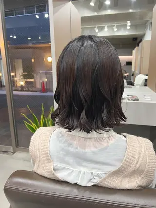 ショート パーマ ボブパーマコテ巻き風 パーマNo1深江秀平のヘアスタイル