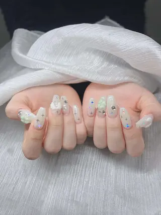ネイル Lee Nails チップ長さだし専門店のネイルデザイン