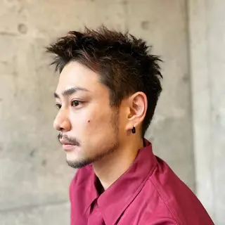 ショート カラー メンズ 小田川 竜也のヘアスタイル