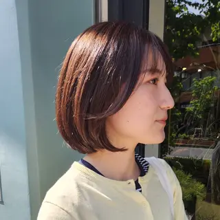 ショート カラー ハヤシ マユ ✂ 府中美容室のヘアスタイル