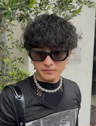 パーマ メンズ 年間2000名担当◎ パーマ職人/仲原佑樹のヘアスタイル