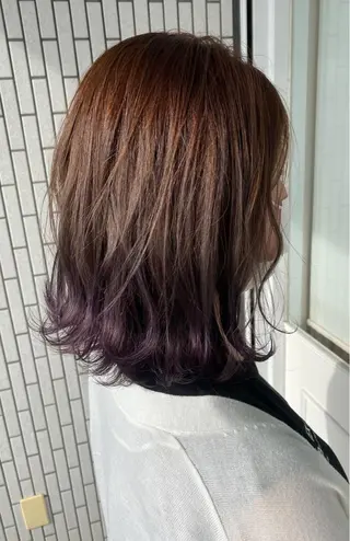 ミディアム カラー 杉田 健太のヘアスタイル