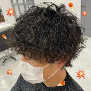 ショート パーマ 🖤韓国艶髪 RINA🖤のヘアスタイル