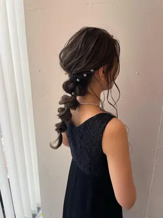 ロング 久保田 千尋のヘアスタイル