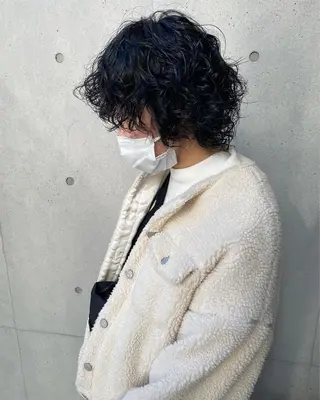 ショート パーマ 低ダメージパーマ ケアパーマ/武田明大のヘアスタイル