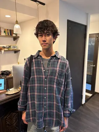 パーマ メンズ 目黒/当日🉑/本橋 真樹のヘアスタイル