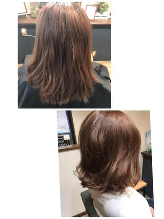 ミディアム カラー Ray hair 春日部のヘアスタイル